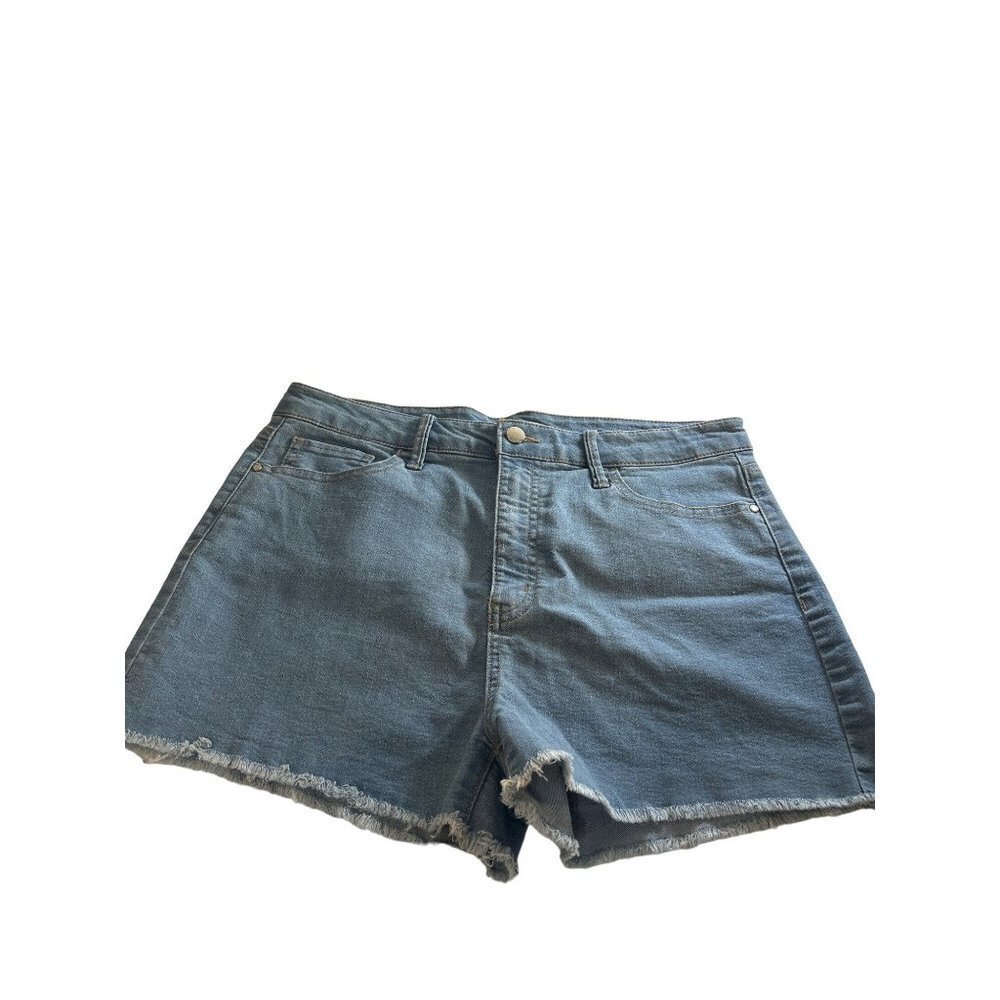 Tinseltown Womens Jrs Cut Off Jean Shorts Size 15